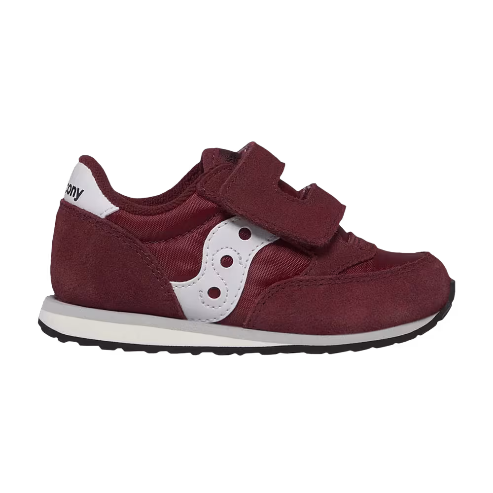 Saucony Jazz Hook & Loop Big Kid Burgundy