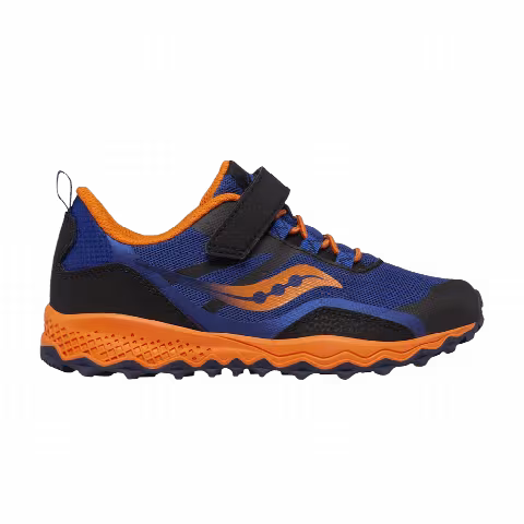 Saucony Peregrine 12 Shield A/C Big Kid 'Navy Orange'