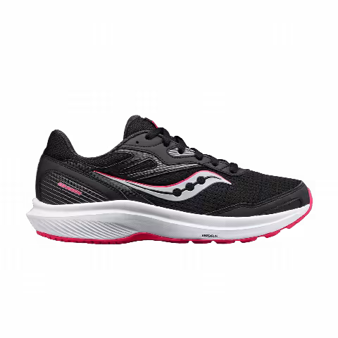 Saucony Wmns Cohesion 16 Wide 'Black Fuchsia'