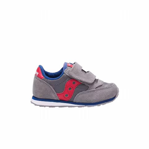 Saucony Jazz Hook & Loop Little Kid 'Grey Red'