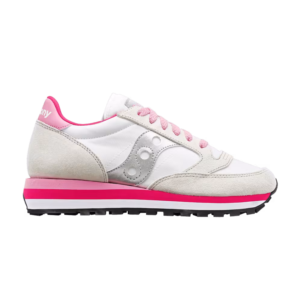 Saucony Women's Jazz Triple White Pink