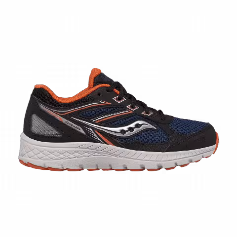 Saucony Cohesion 14 Lace Big Kid 'Black Navy Rust'