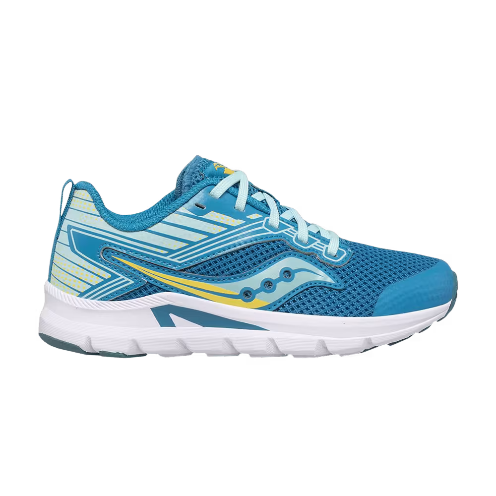Saucony Axon Big Kid Turquoise Yellow