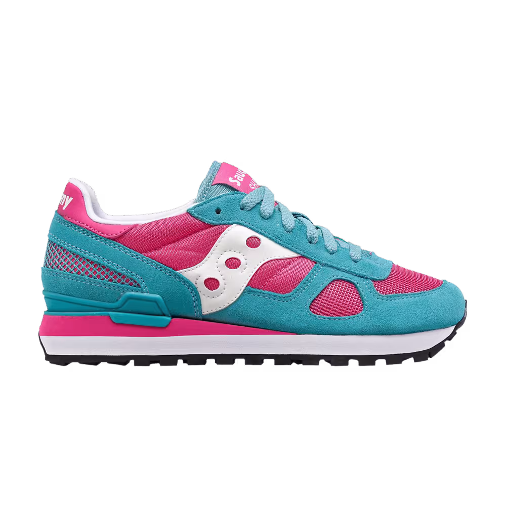 Saucony Women's Shadow Original Aquamarine Fuchsia
