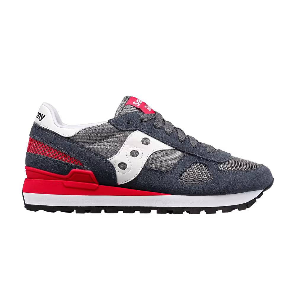 Saucony Women's Shadow Original Dark Grey Red