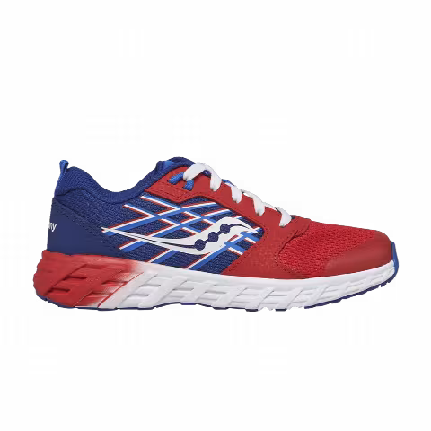 Saucony Wind 2.0 Lace Big Kid 'Red Blue'