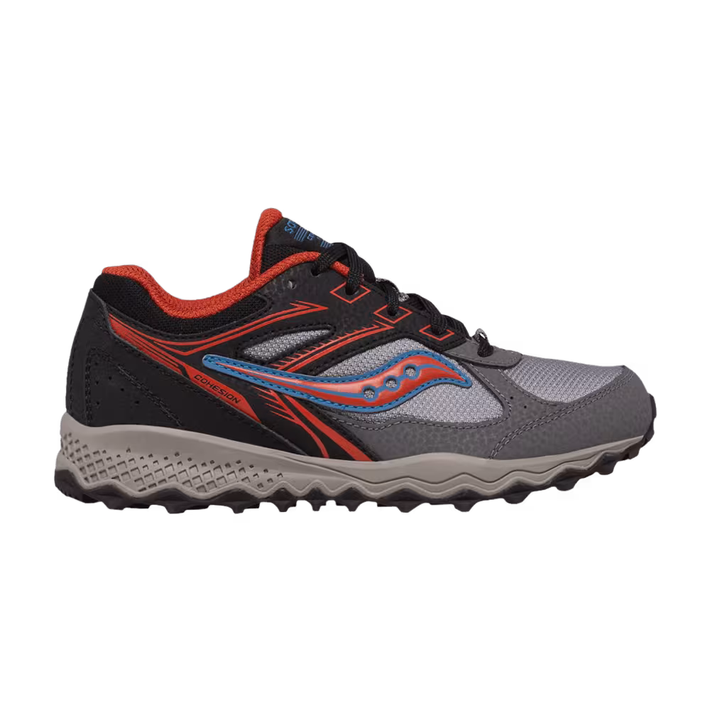 Saucony Cohesion TR14 Lace Big Kid Black Grey Rust