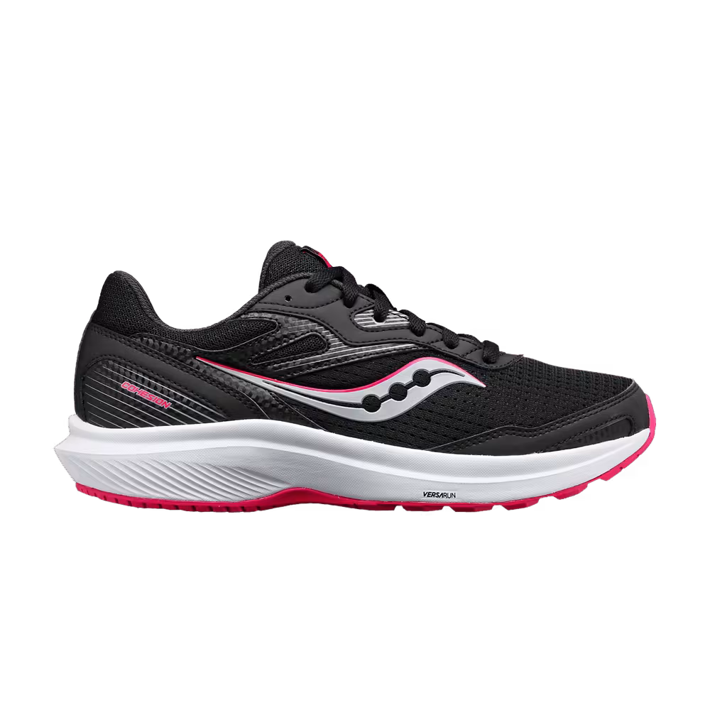 Saucony Women's Cohesion 16 Black Fuchsia