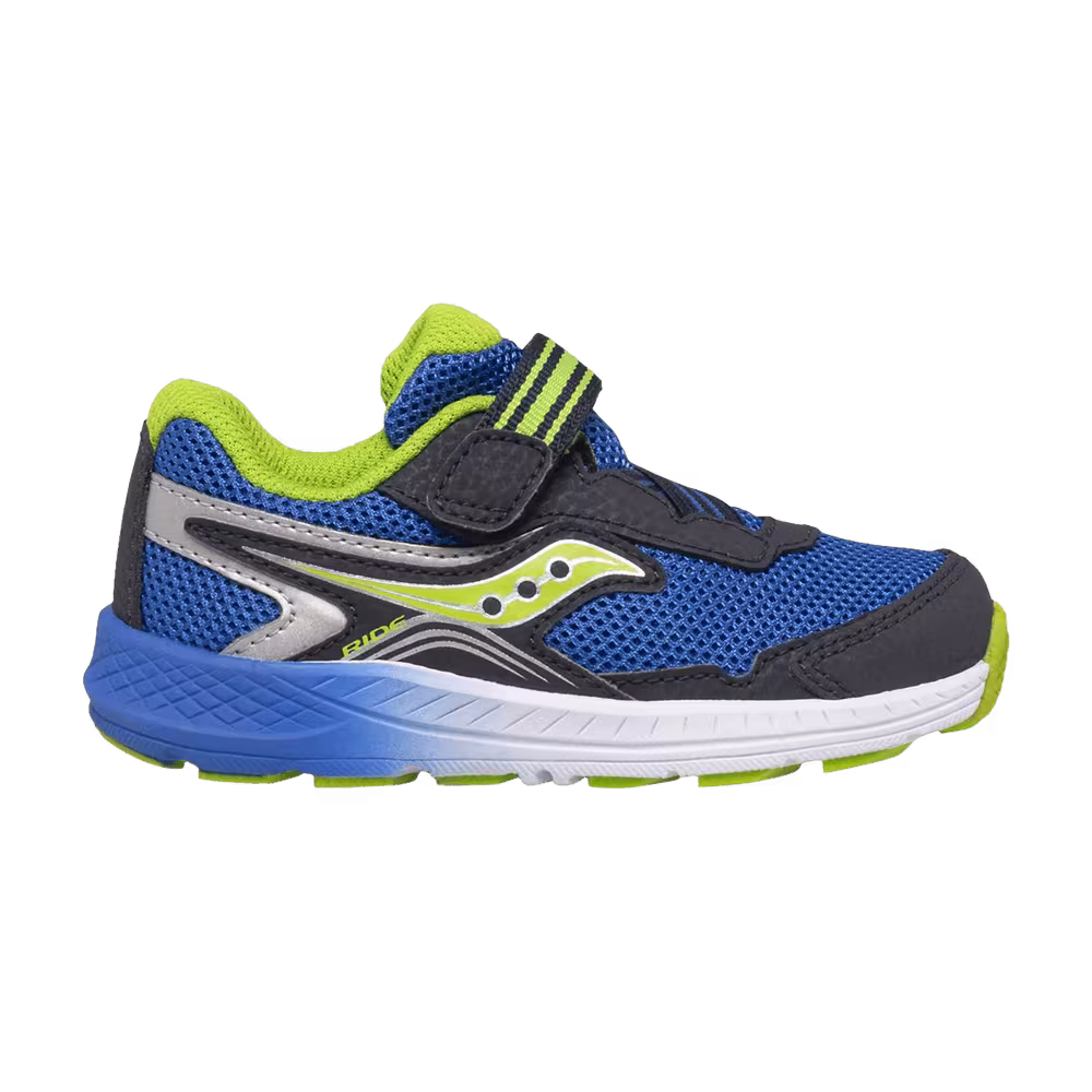 Saucony Ride 10 Little Kid Navy Green
