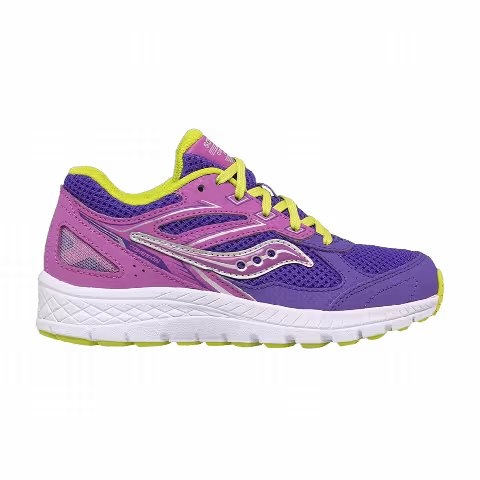 Saucony Cohesion 14 Lace Big Kid 'Purple Green'