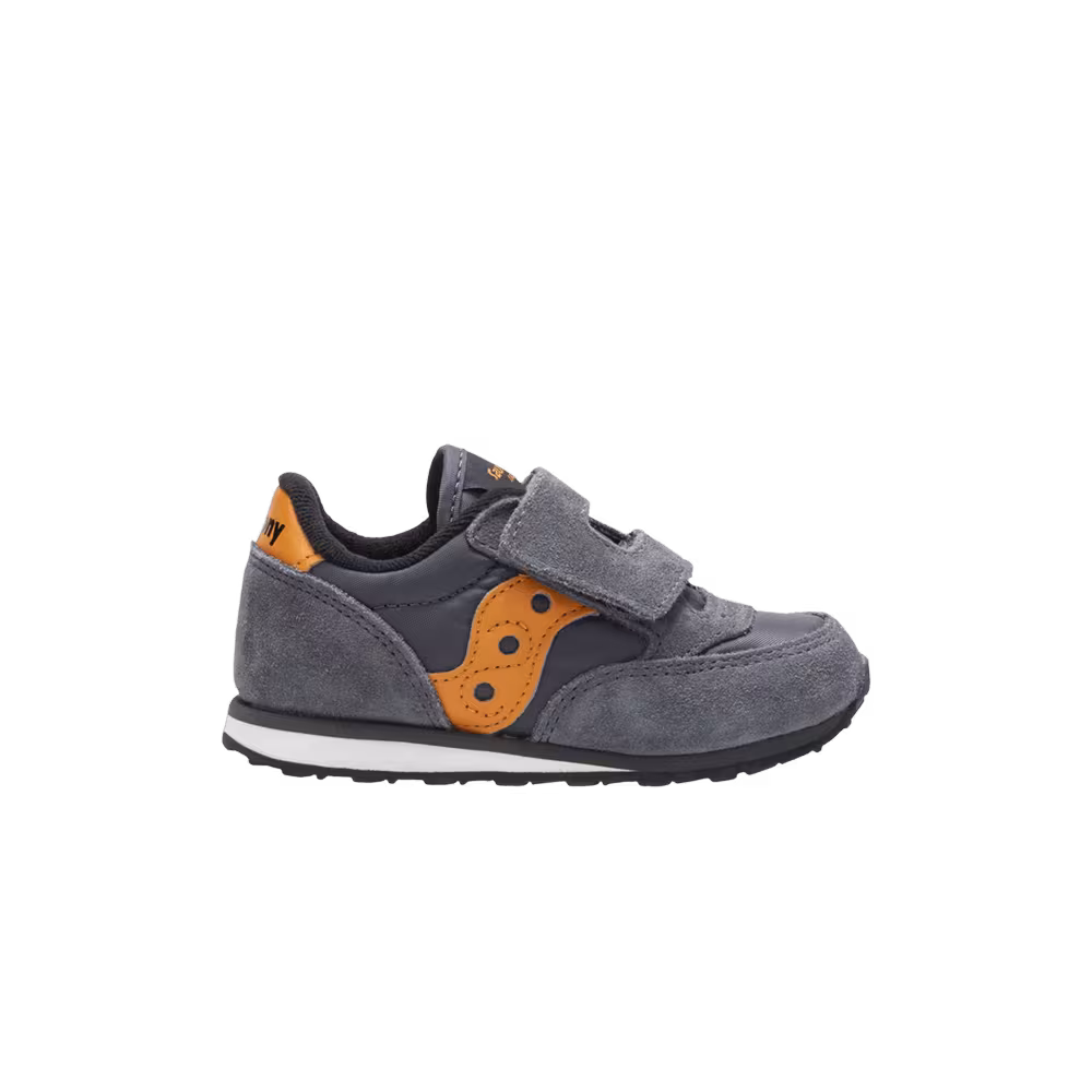 Saucony Jazz Hook & Loop Little Kid Grey Orange