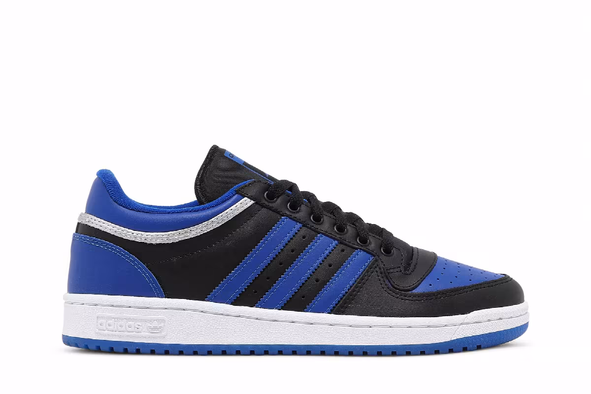 Adidas Top Ten RB Low Black Royal Blue, view 2
