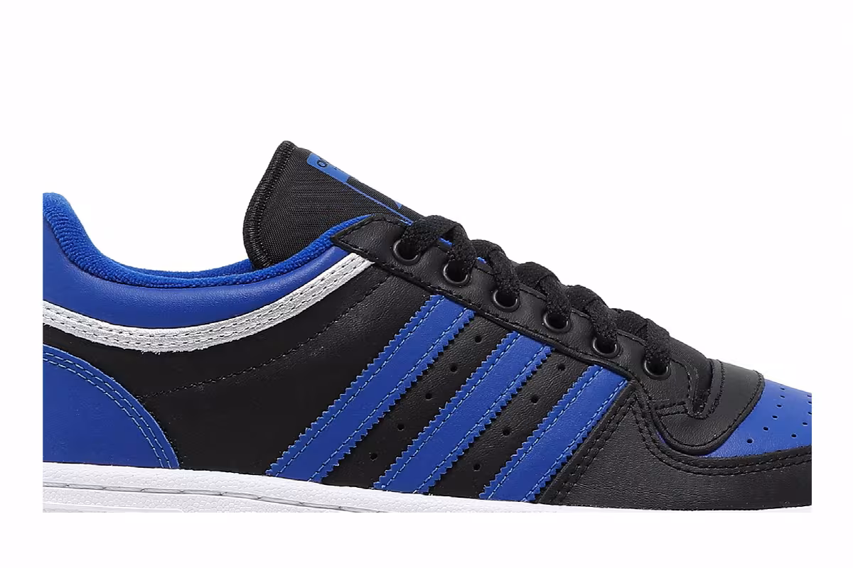 Adidas Top Ten RB Low Black Royal Blue, view 3