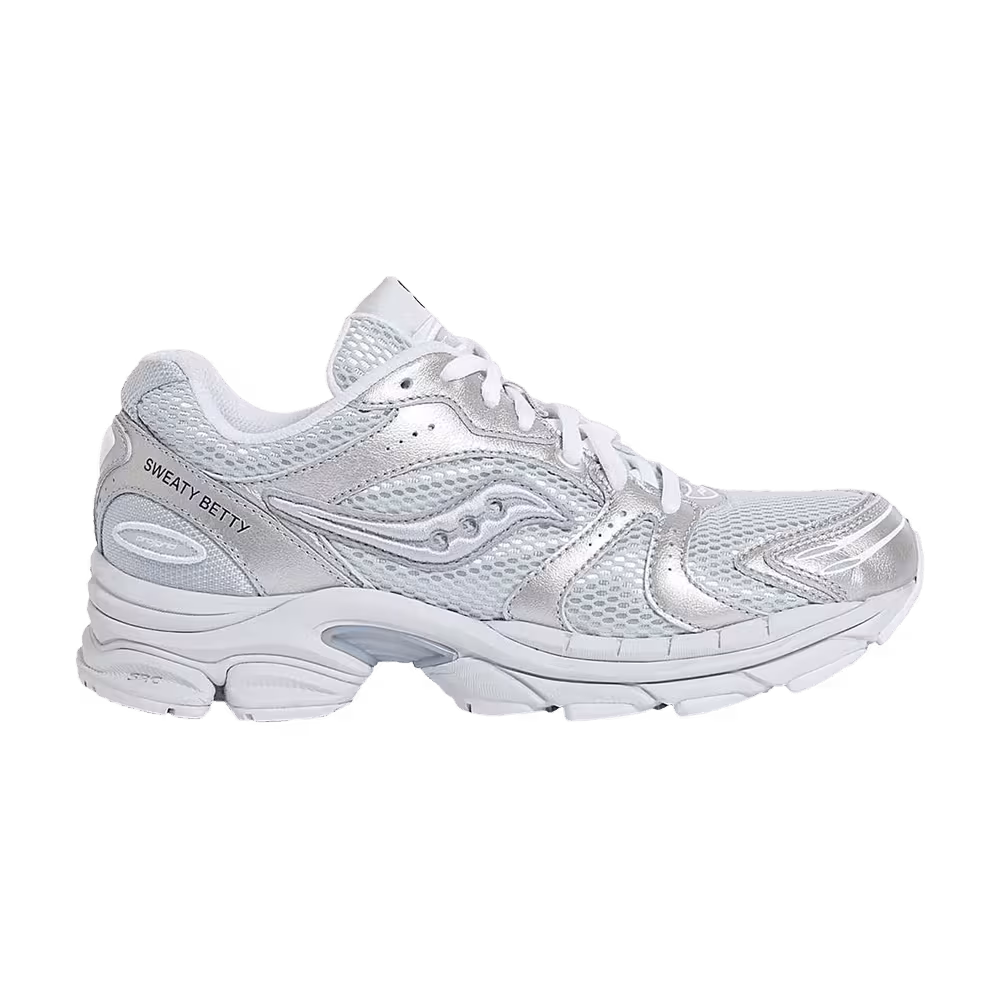 Sweaty Betty x Saucony ProGrid Triumph 4 Silver White