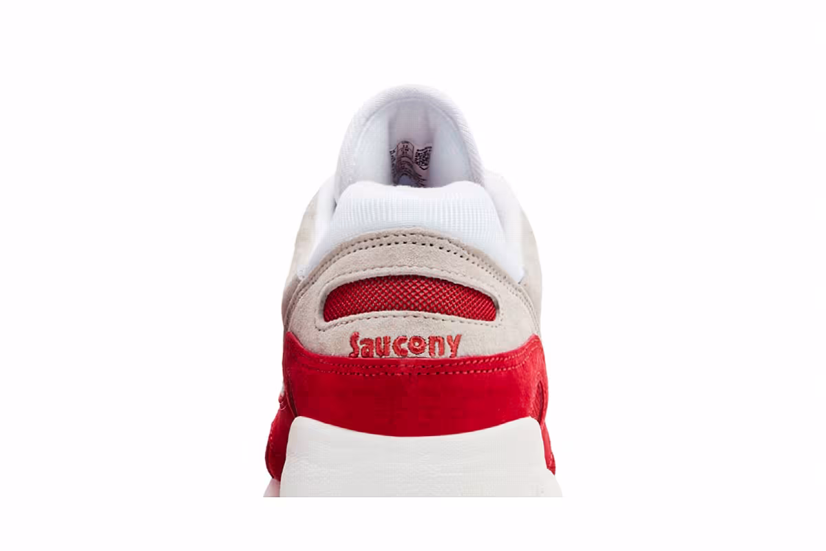 Saucony Shadow 6000 White Red, view 8