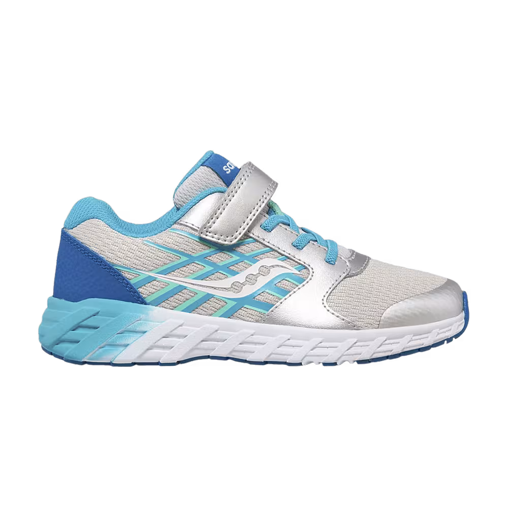 Saucony Wind 2.0 A/C Big Kid Turquoise Silver