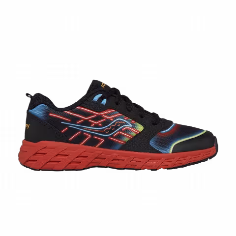 Saucony Wind 2.0 Lace Big Kid 'Neon Red'