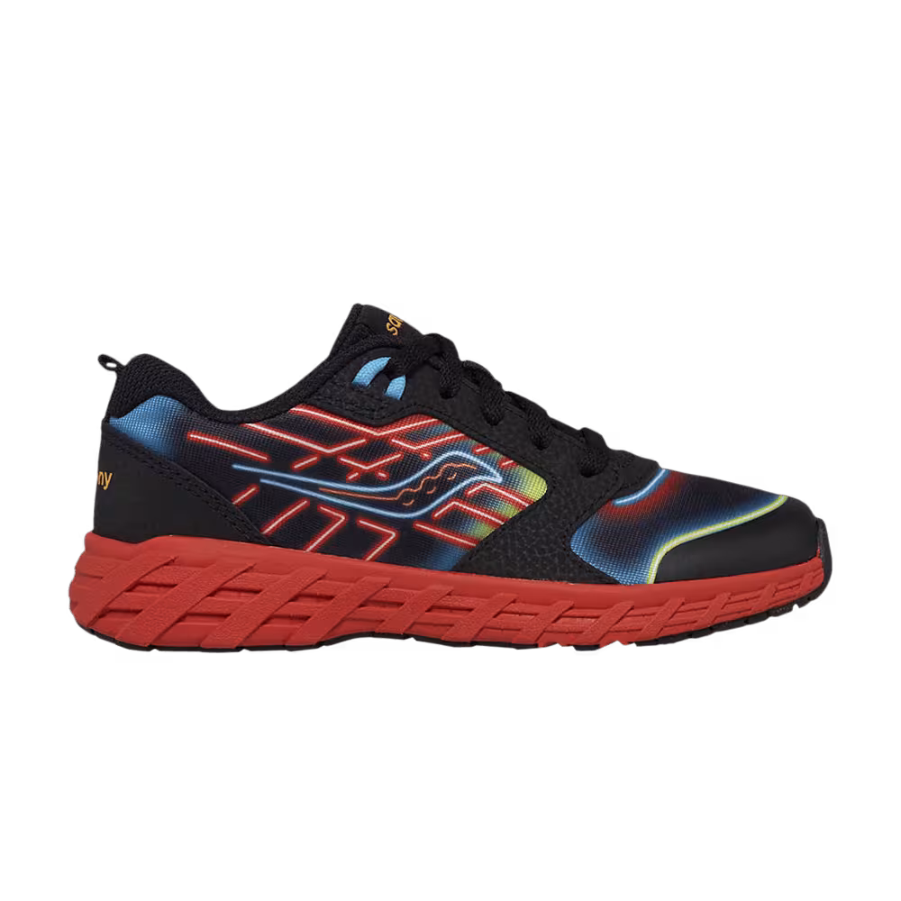 Saucony Wind 2.0 Lace Big Kid Neon Red