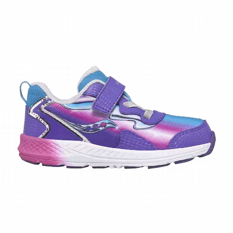 Saucony Flash 3.0 A/C Little Kid 'Teal Purple Chrome'
