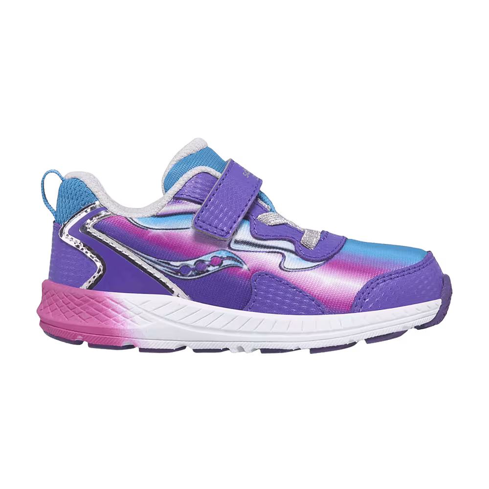 Saucony Flash 3.0 A/C Little Kid Teal Purple Chrome