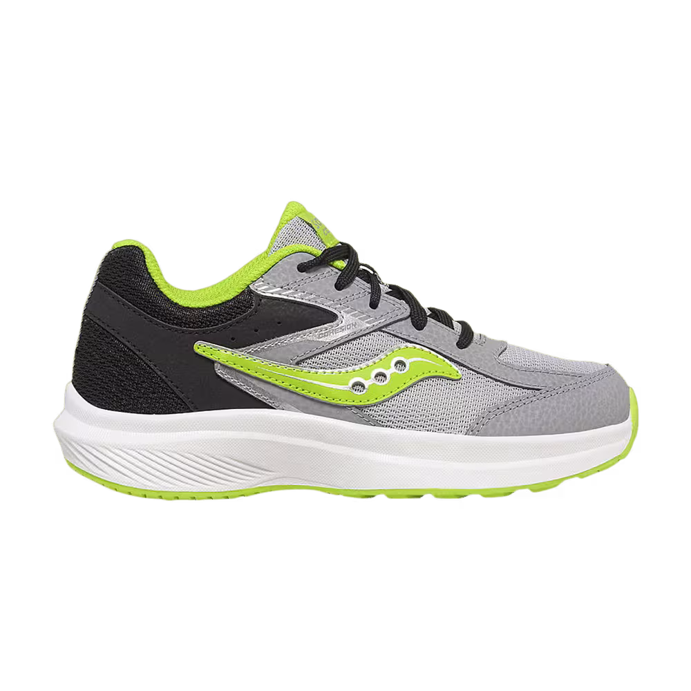 Saucony Cohesion KDZ Big Kid Black Grey Green