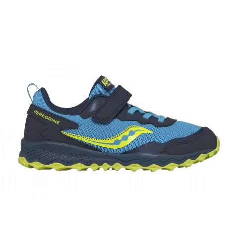 Saucony Peregrine KDZ A/C Big Kid 'Navy Citron'