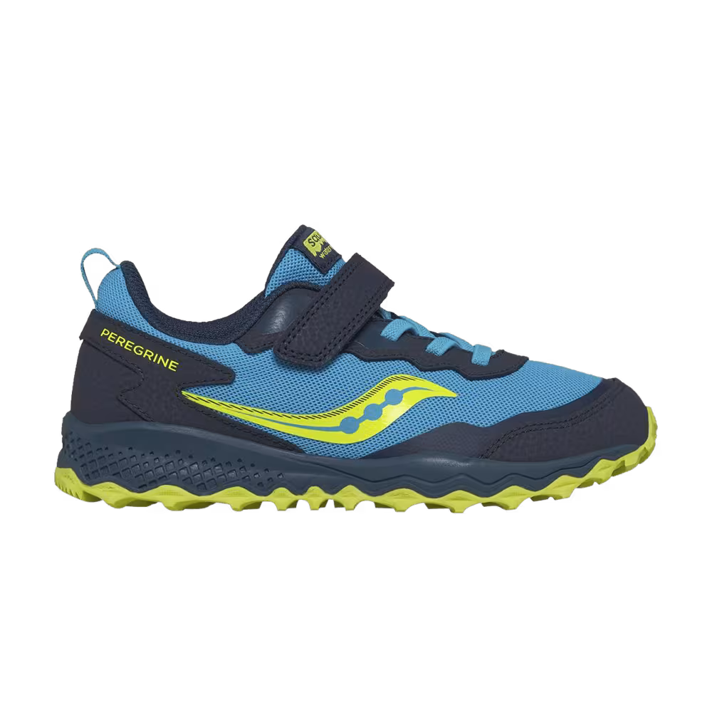 Saucony Peregrine KDZ A/C Big Kid Navy Citron