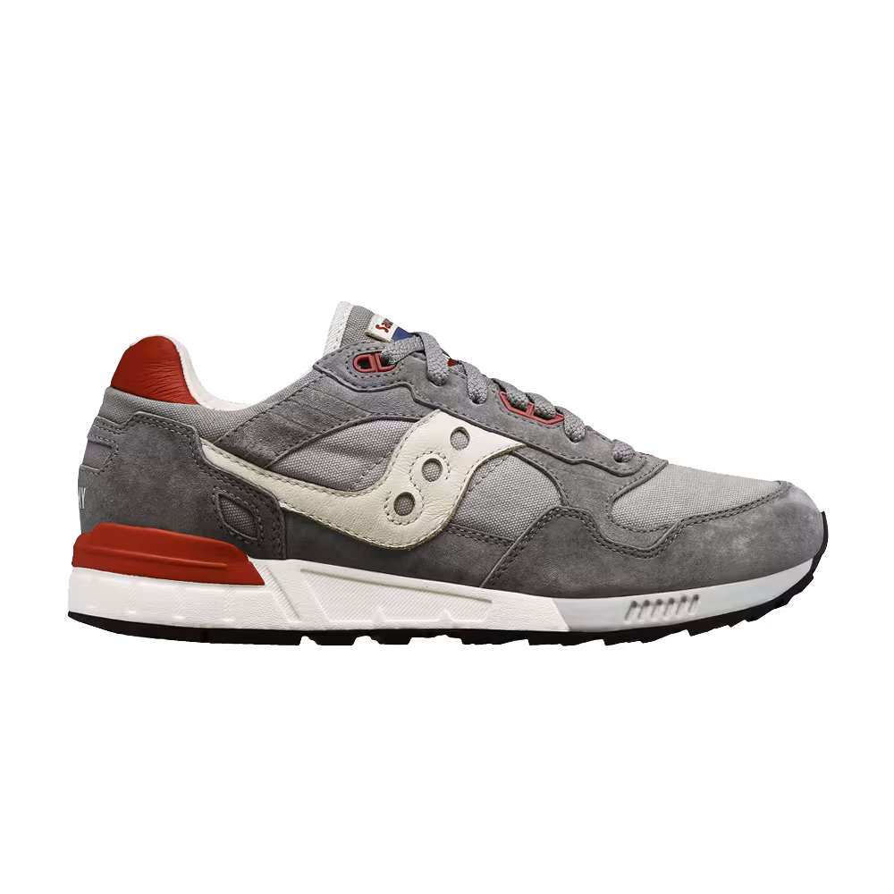 Saucony Shadow 5000 Stonewash Grey Red