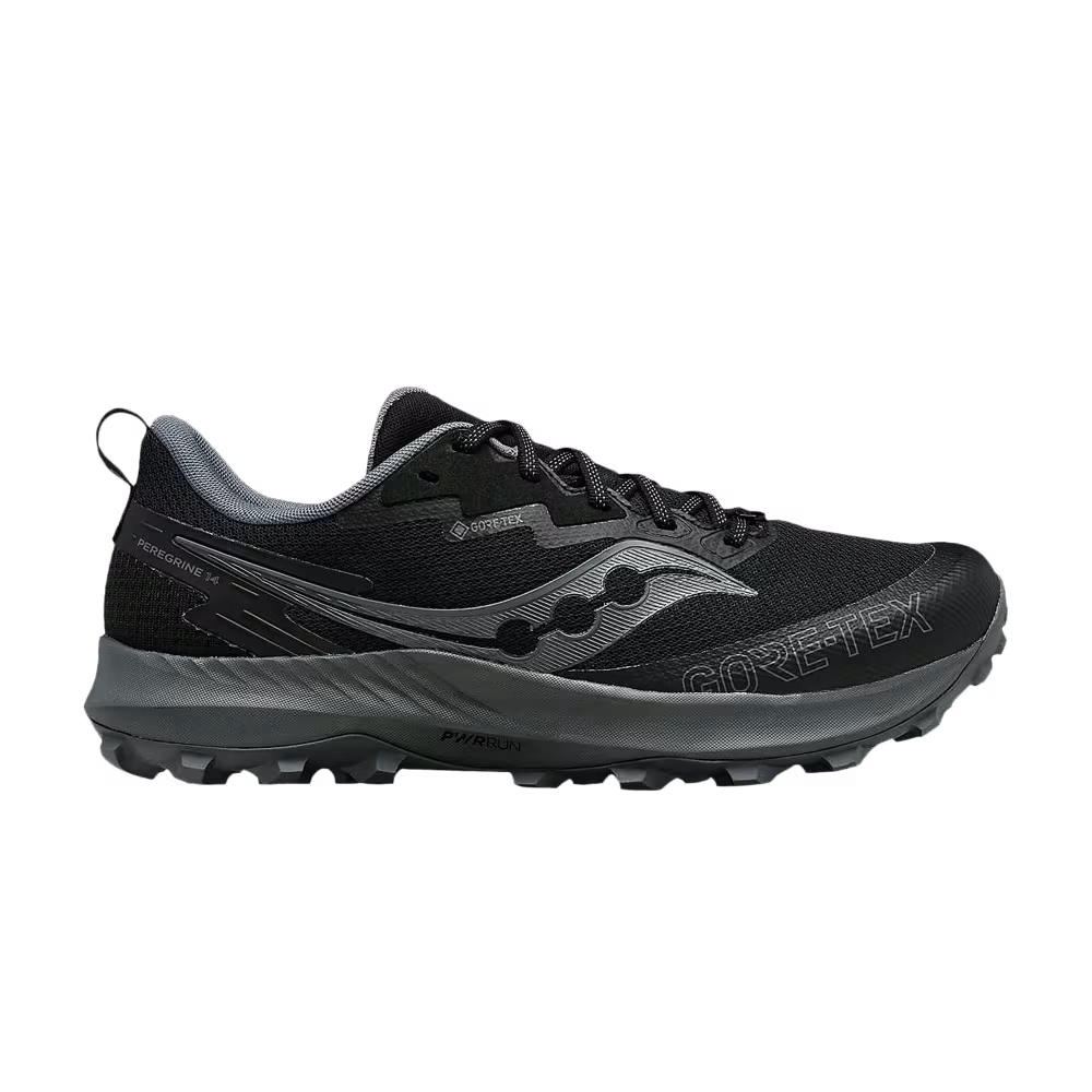 Saucony Women's Peregrine 14 GORE-TEX Black Carbon