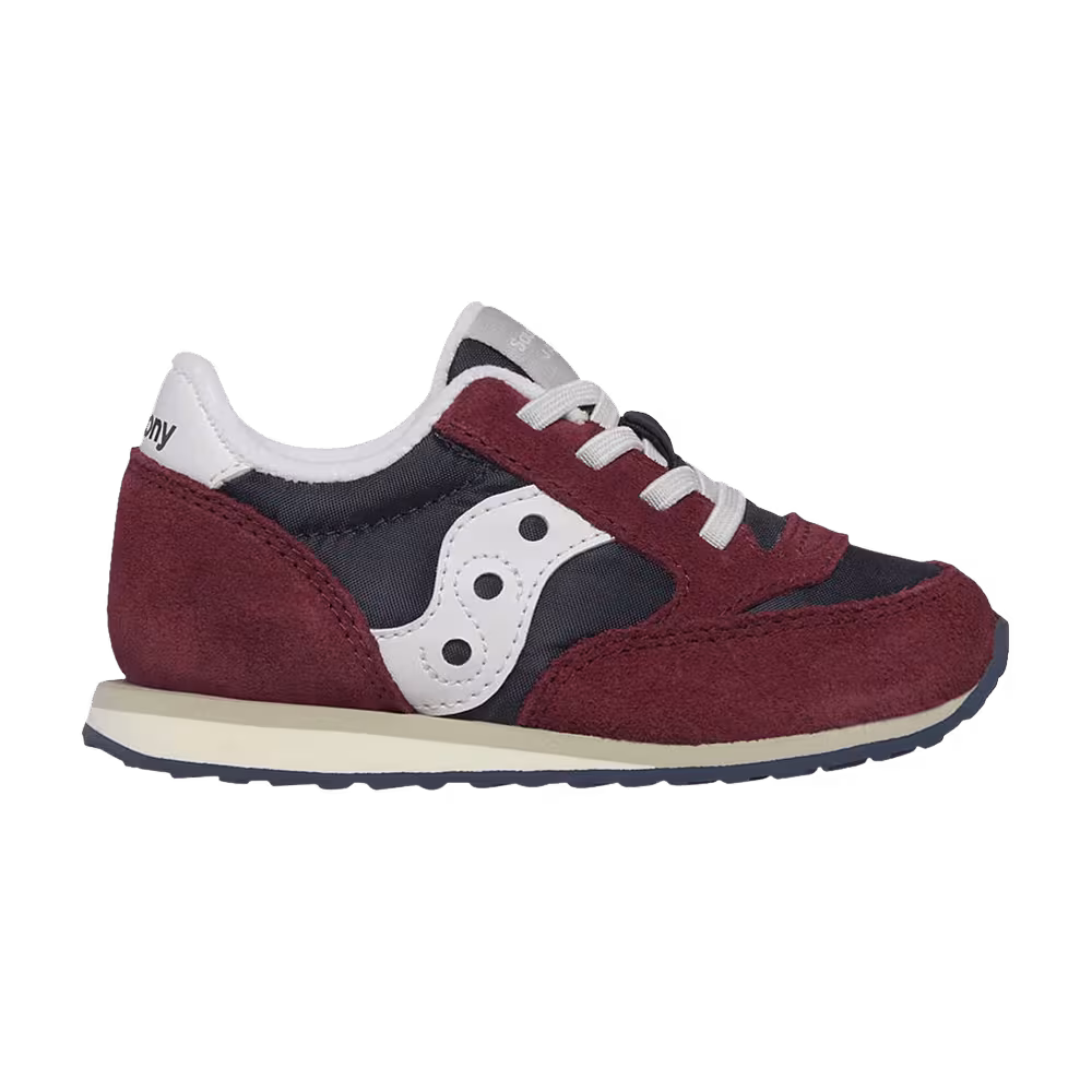 Saucony Jazz Little Kid Maroon Navy Grey