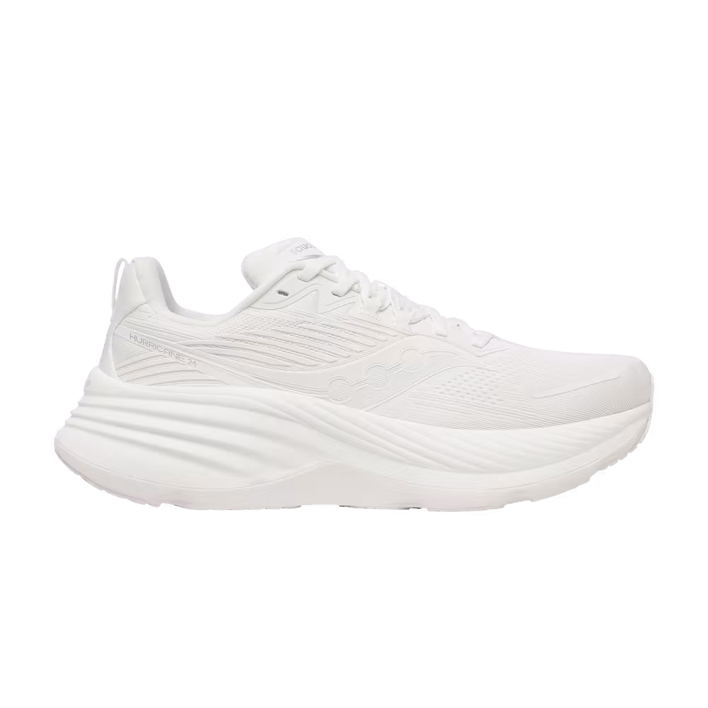 Saucony Hurricane 24 Triple White