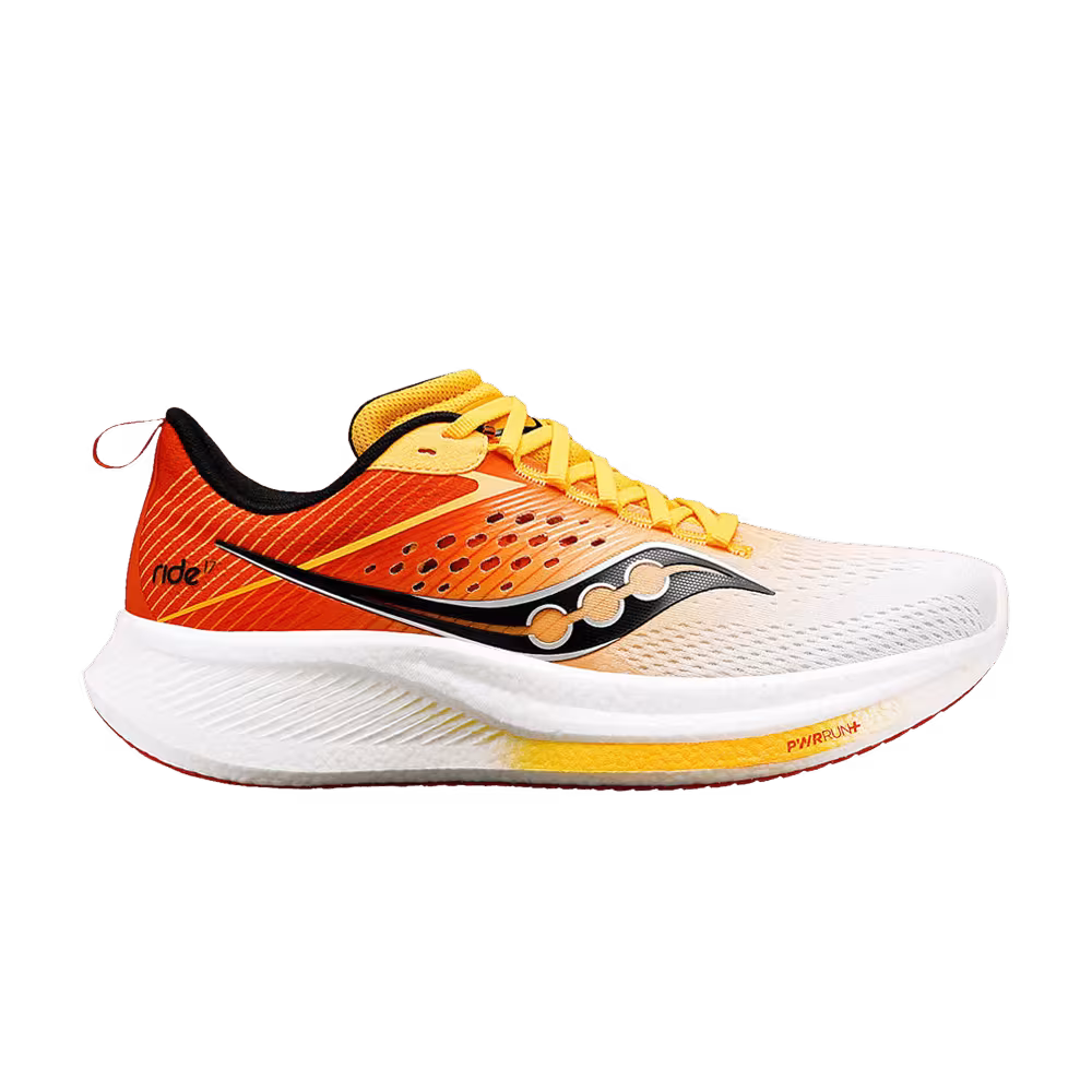 Saucony Women's Ride 17 White Flax