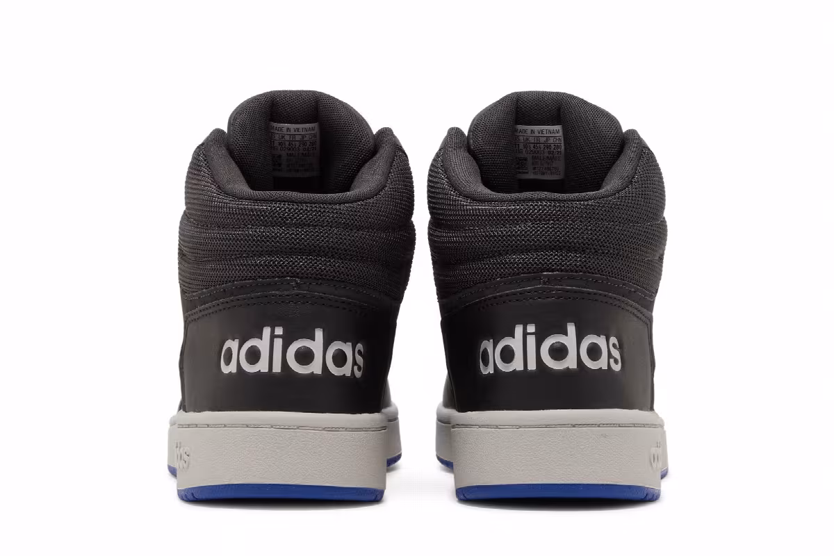 Adidas Hoops 2.0 Mid Carbon Royal Blue, view 7