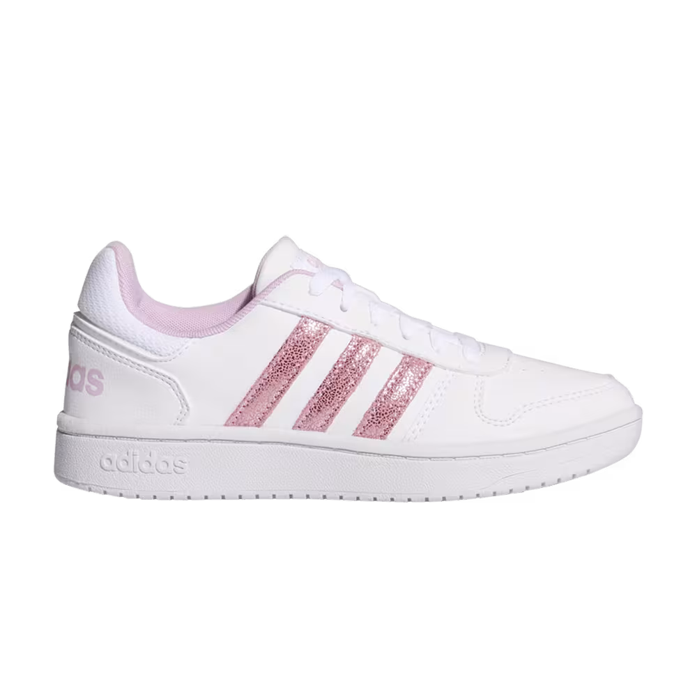 Adidas Hoops 2.0 J White Clear Lilac