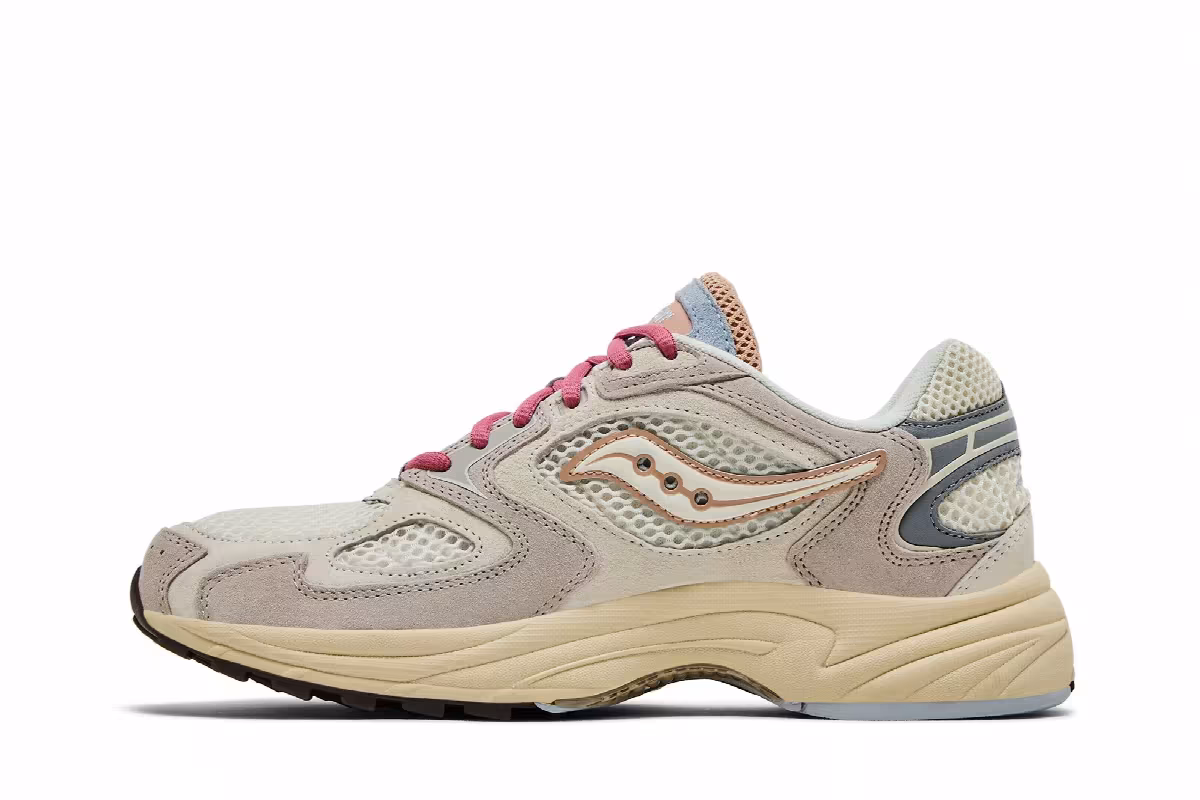 Saucony Women's Grid Jazz 9 Designed in Venice Pack - Vanilla Grey, view 4