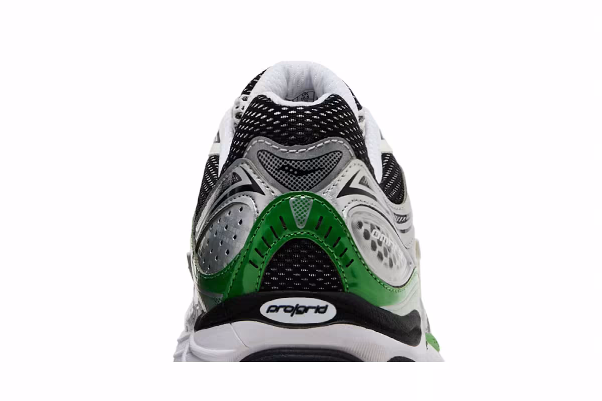 Saucony ProGrid Omni 9 KDZ Big Kid Silver Green, view 8