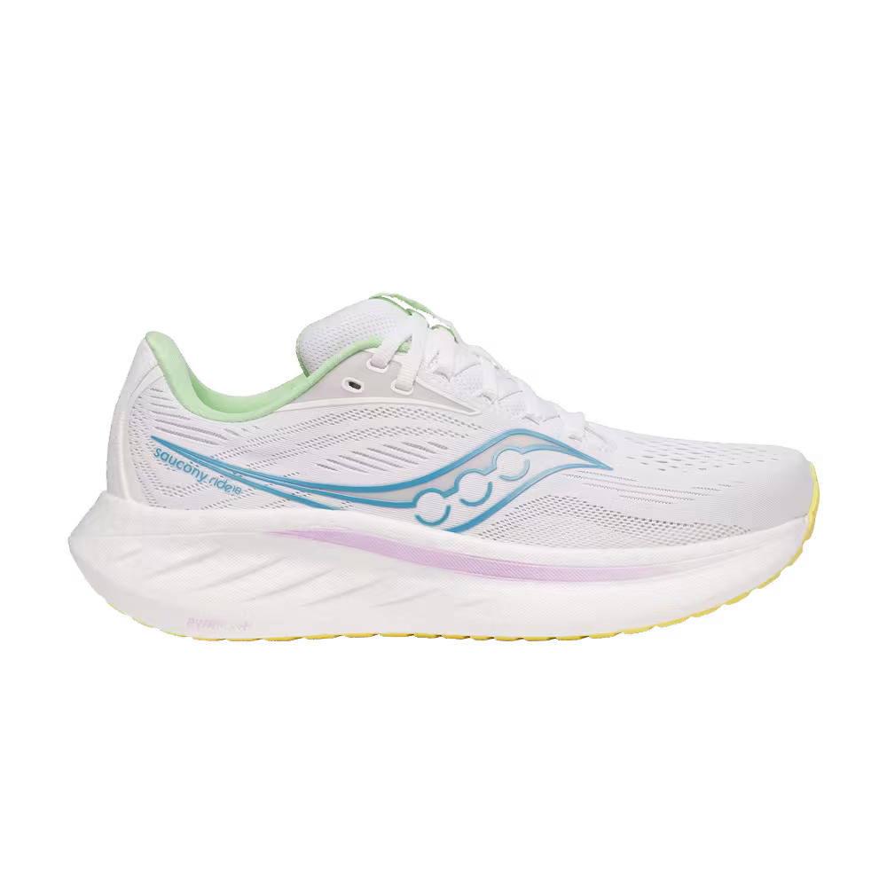 Saucony Women's Ride 18 White Verbana