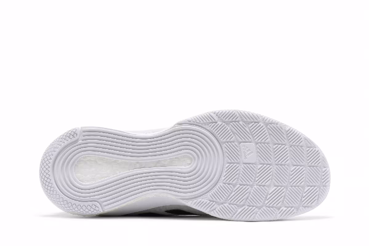 Adidas Women's Crazyflight Mid White Black, view 5