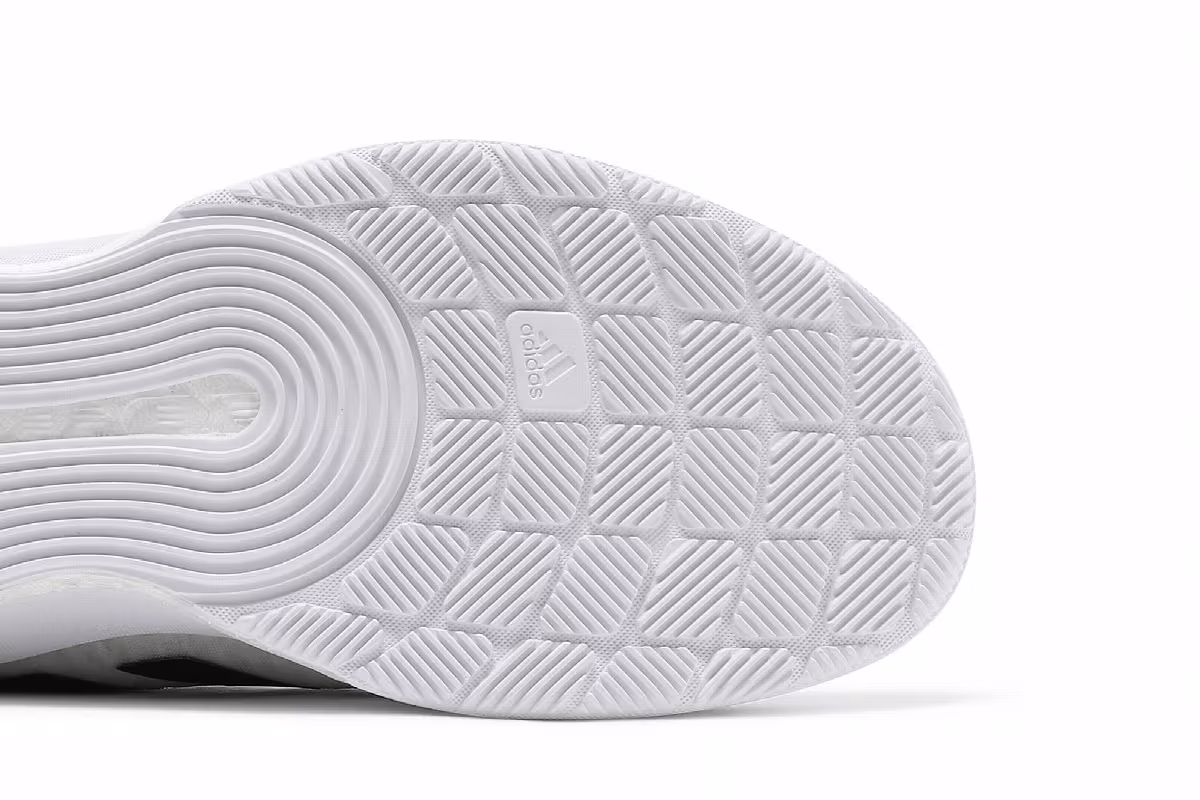 Adidas Women's Crazyflight Mid White Black, view 6