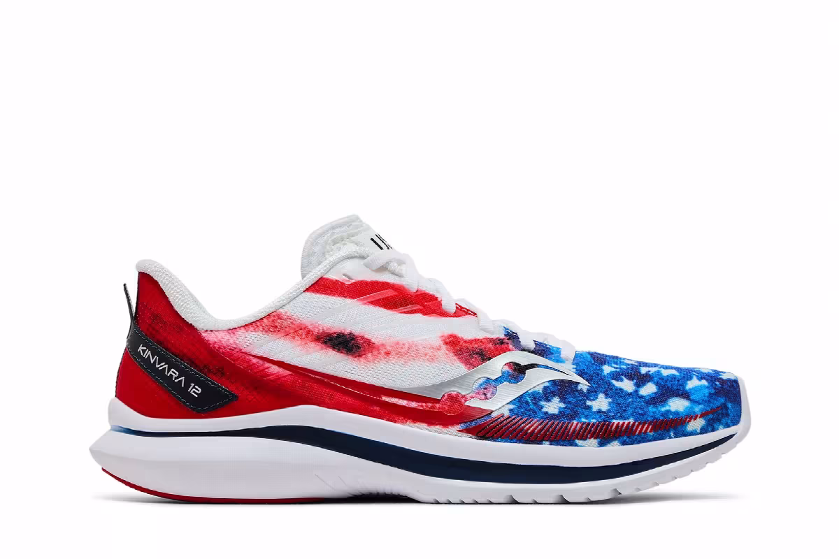 Saucony Women's Kinvara 12 Stars & Stripes, view 2