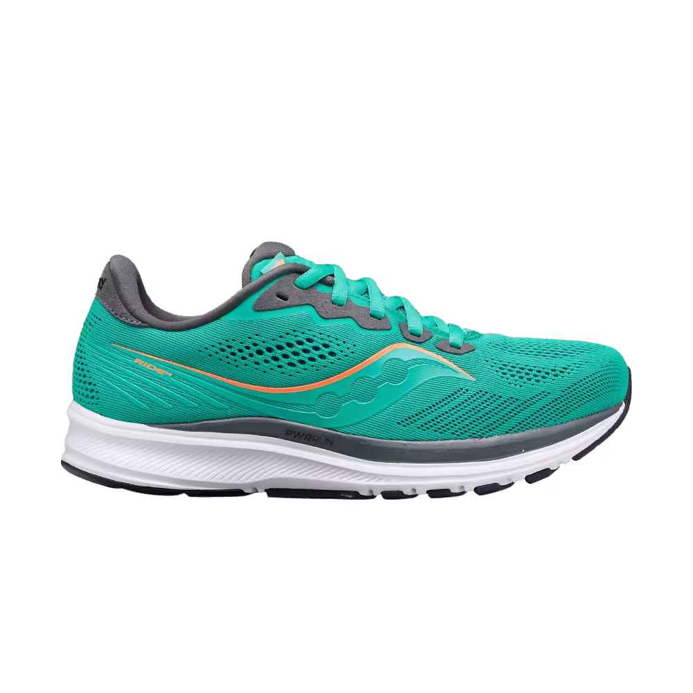 Saucony Women's Ride 14 Jade ViZiOrange