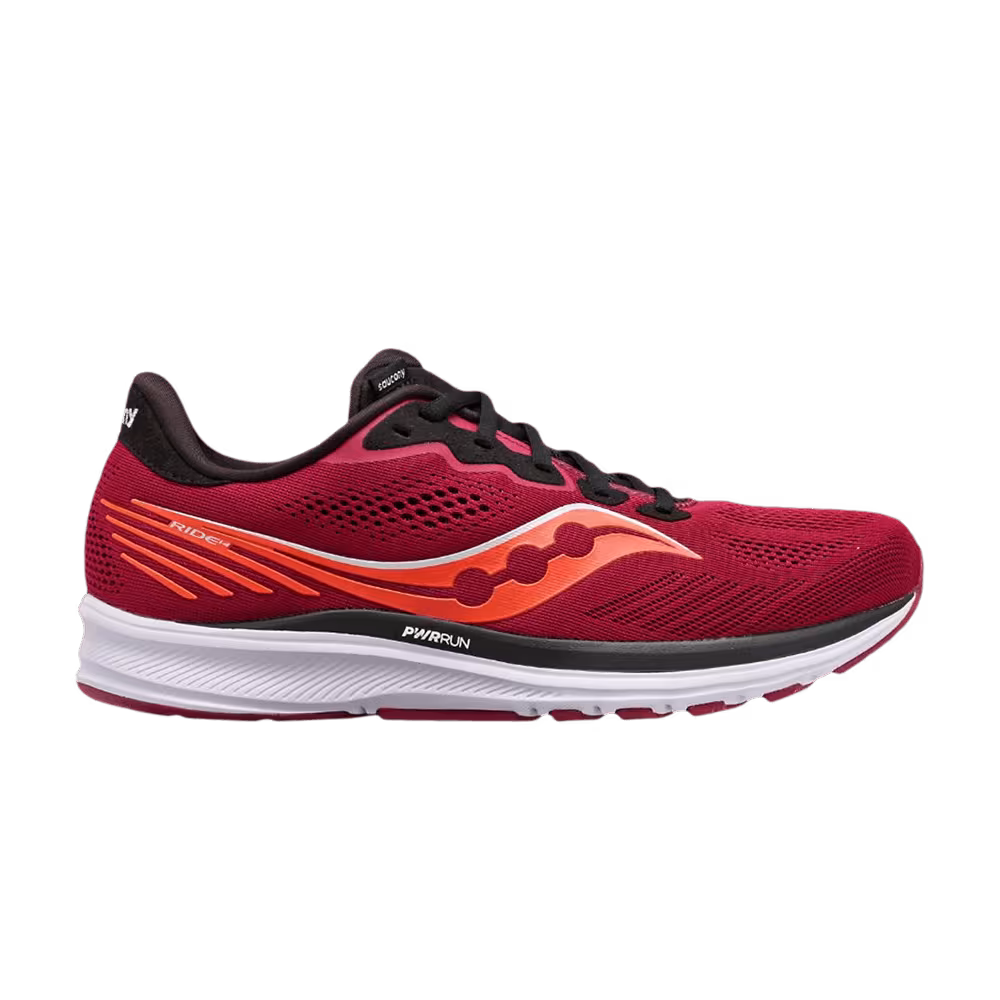 Saucony Ride 14 Mulberry Fire