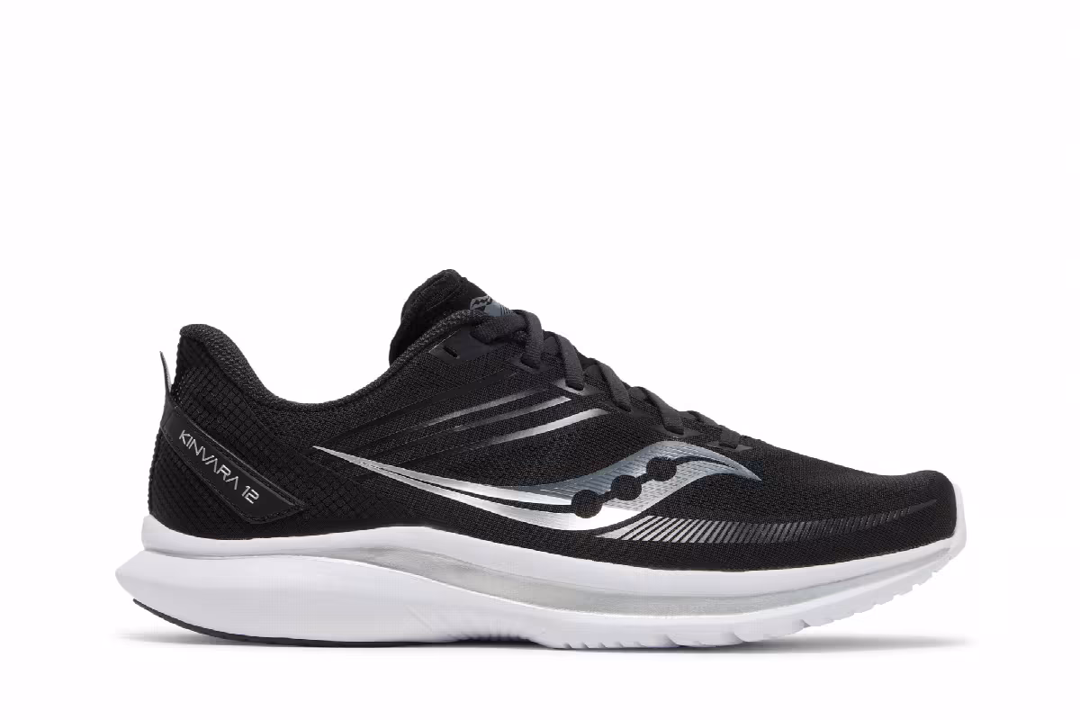 Saucony Kinvara 12 Black Silver, view 2