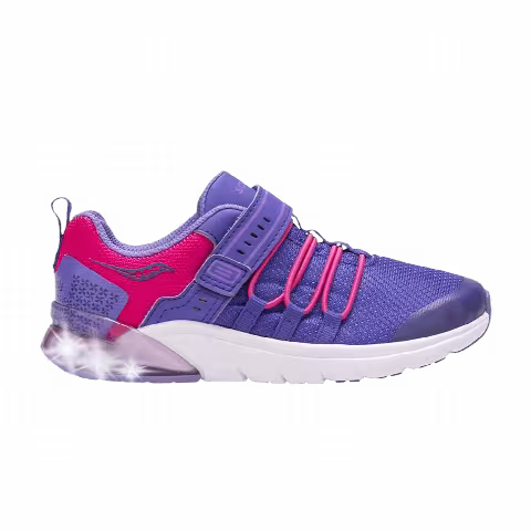 Saucony Flash Glow 2.0 Big Kid 'Purple Pink'
