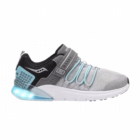 Saucony Flash Glow 2.0 Big Kid 'Silver Ice Blue'