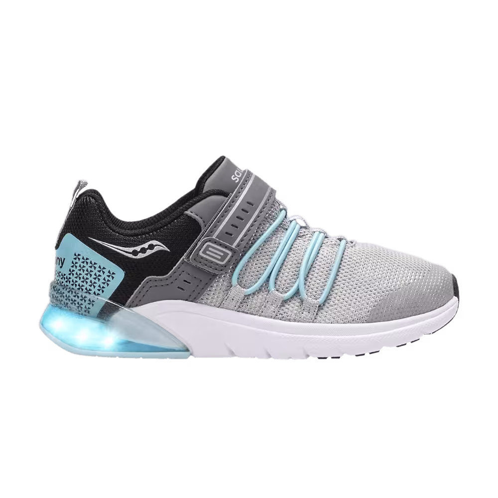 Saucony Flash Glow 2.0 Big Kid Silver Ice Blue