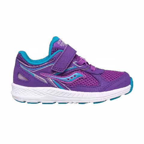 Saucony Cohesion 14 A/C Little Kid 'Purple Turq'
