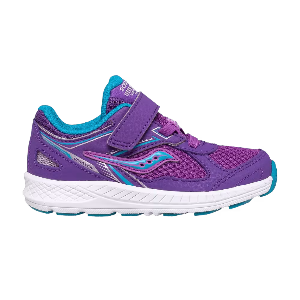 Saucony Cohesion 14 A/C Little Kid Purple Turq