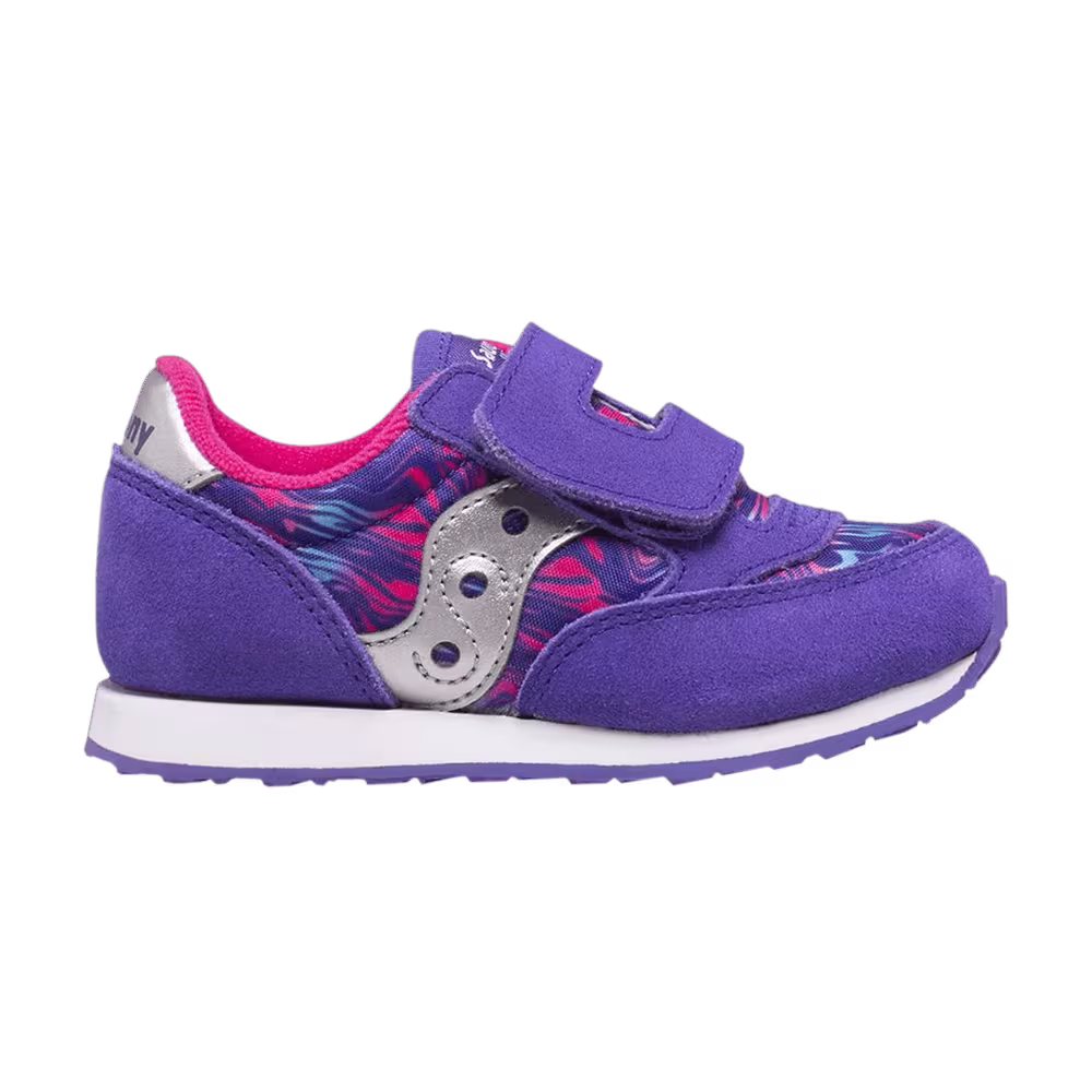 Saucony Jazz Hook & Loop Little Kid Purple Swirl