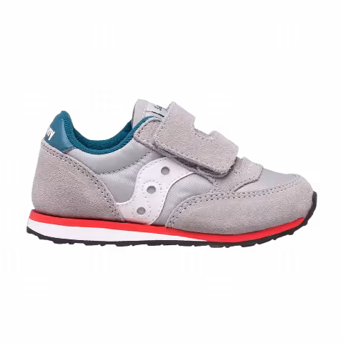 Saucony Jazz Hook & Loop Little Kid 'Grey Blue Red'